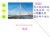 北师大版 数学四年级上册 2.1 线的认识（课件）