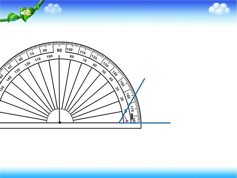 北师大版 数学四年级上册 2.6 角的度量（二）(4)（课件）第7页