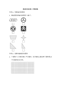 青岛版三年级下册数学  题型突破卷4