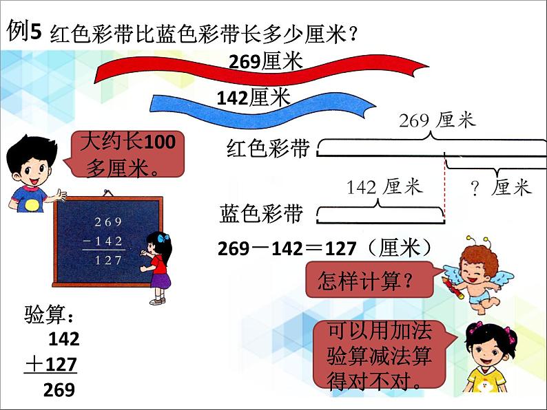 二年级下册数学课件-5《万以内数的加法和减法》    北京版 (共17张PPT)第7页