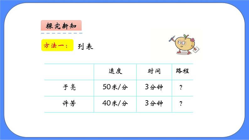 四年级下册数学课件-5.1行程问题-06