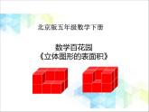 五年級(jí)下冊(cè)數(shù)學(xué)課件－6.1露在外面的面  ｜北京版
