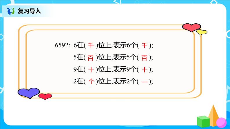 人教版数学四年级下册第四单元第1节小数的意义和读写法第二课时《小数数位顺序表》课件+教案+习题03