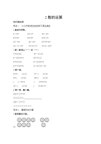 人教版小学数学一年级上册 专项测评2.数的运算  试卷（含答案）