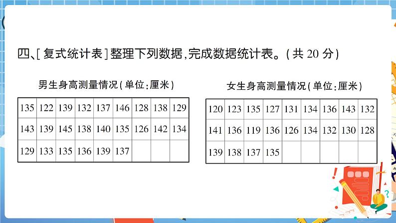 人教版数学三下 统计与概率专项复习卷+答案+讲解PPT08