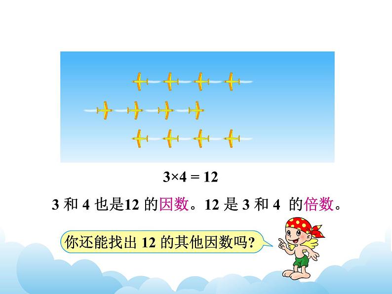 苏教版数学五年级下册 3.1 因数和倍数 课件06