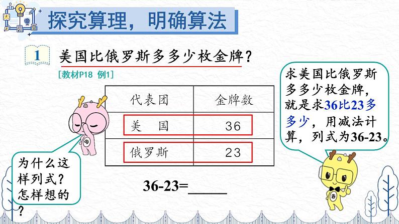 人教版二年级上册数学 2 100以内的加法和减法（二）《第1课时 不退位减》课件03