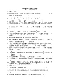 小学数学毕业综合试卷2