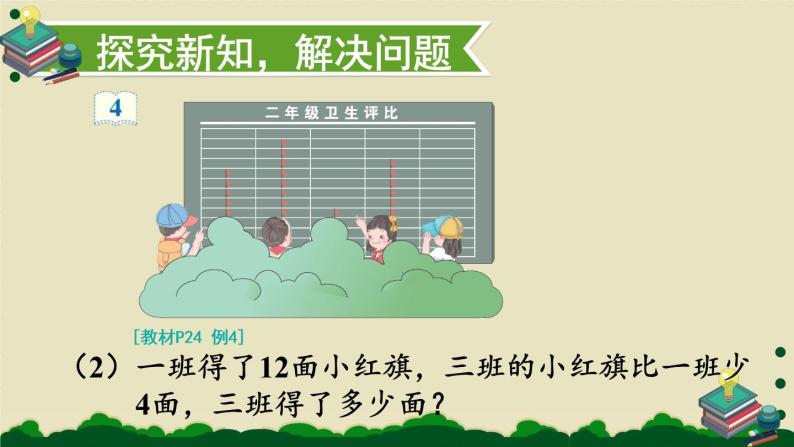 人教版二年级上册数学 2 100以内的加法和减法（二）《第3课时 解决问题》课件07