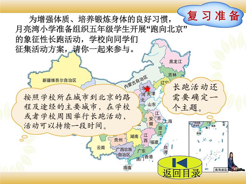 北师大版数学五下“象征性”长跑（课件）第2页