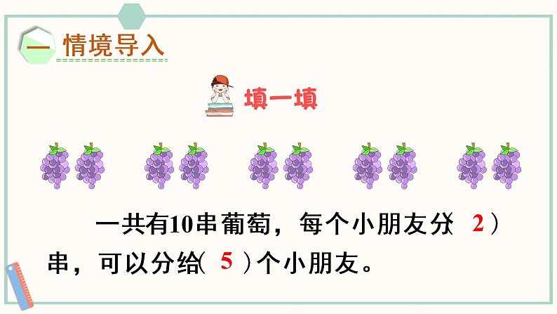 苏教版二年级数学上册 四 表内除法（一）第3课时 平均分的不同方法 课件02