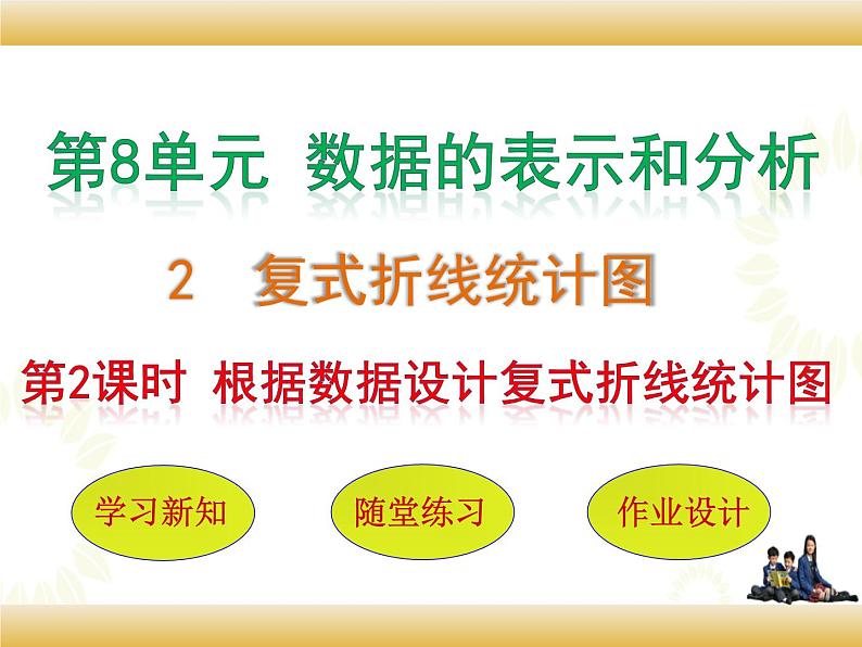 北师大版数学五下8.2 复式拆线统计图（课件2）第1页