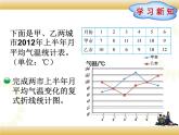 北师大版数学五下8.2 复式拆线统计图ppt课件+教案+同步练习