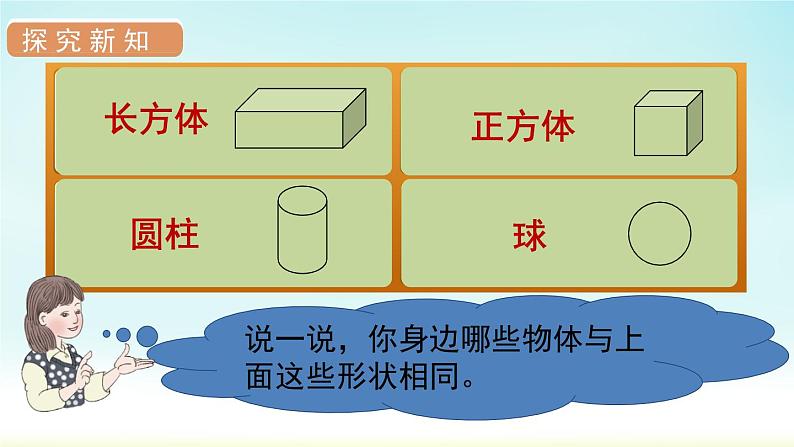 人教版一年级数学上册 第四单元 第1课时 认识图形（一）（1）课件第6页