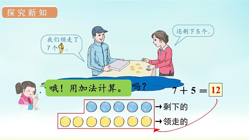 人教版一年级数学上册 第八单元 第6课时 解决问题（2）课件第6页