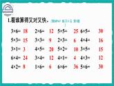 人教版二年級(jí)上冊(cè)數(shù)學(xué) 4 表內(nèi)乘法 《練習(xí)十五》課件