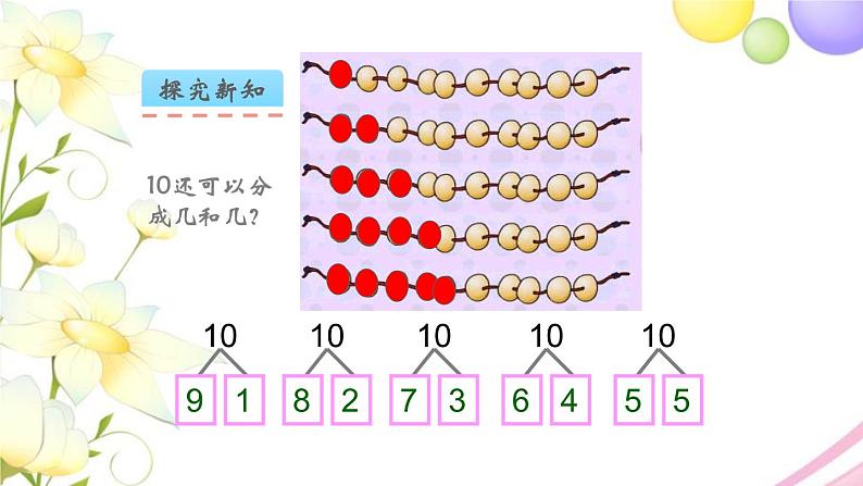 一年级数学上册第七单元分与合第4课时10的分与合教学课件苏教版第4页