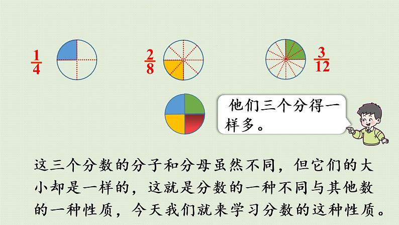 西师大版五年级数学下册 二 分数 第6课时  分数的基本性质 课件第5页