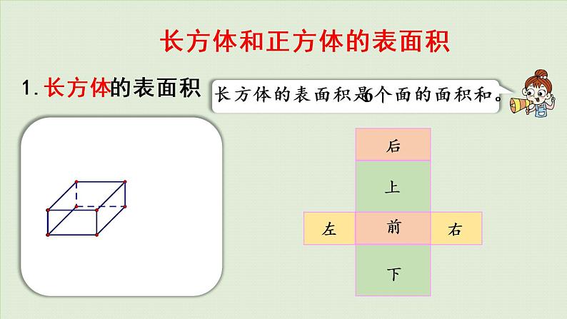 西师大版五年级数学下册 七 总复习 第3课时 长方体与正方体 课件08