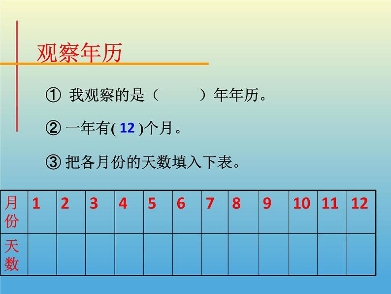 西师大版三年级数学上册 六 年 月 日（课件）03