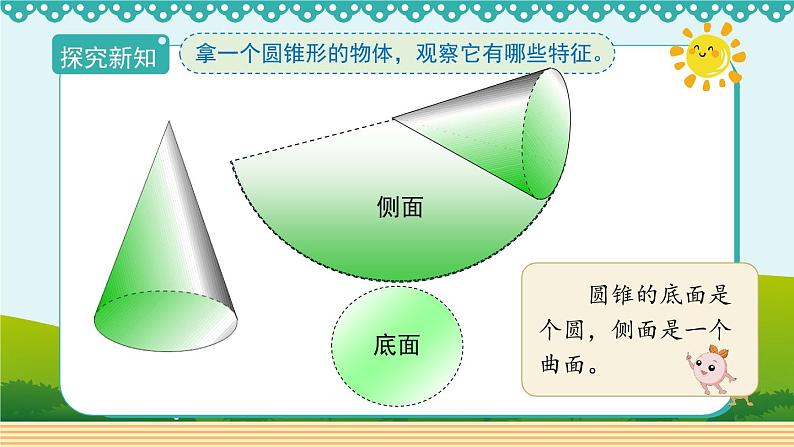 人教版数学 六年级下册 3.2.1《圆锥的认识》课件+教案+导学案设计06