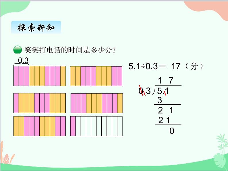 北师大版数学五年级上册 一、2谁打电话的时间长1 课件03