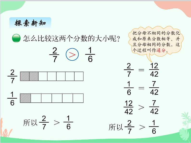 北师大版数学五年级上册 五、8分数的大小1 课件03