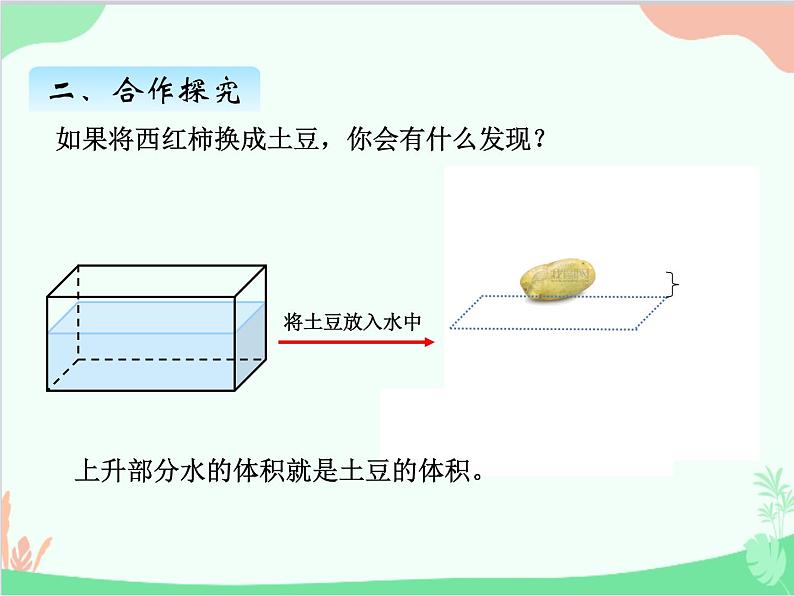 青岛版（五四制）五年级上册 三、6不规则物体的体积 课件第6页