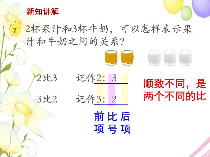 六年级数学上册第三单元分数除法第6课时比的意义教学课件苏教版第7页