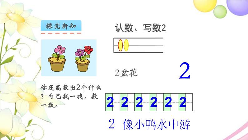 一年级数学上册第五单元认识10以内的数第1课时认识1_5教学课件苏教版第5页