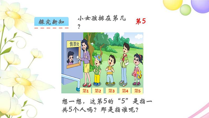 一年级数学上册第五单元认识10以内的数第2课时认识几和第几教学课件苏教版06