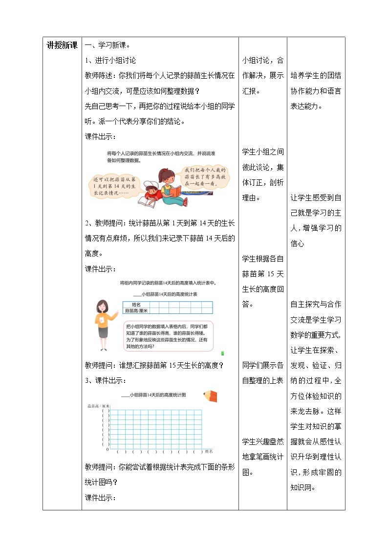 北师大版四年级下册《栽蒜苗（一）》课件+教案+同步练习02