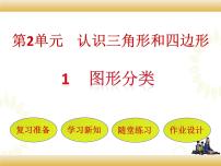 数学四年级下册二 认识三角形和四边形图形分类集体备课课件ppt