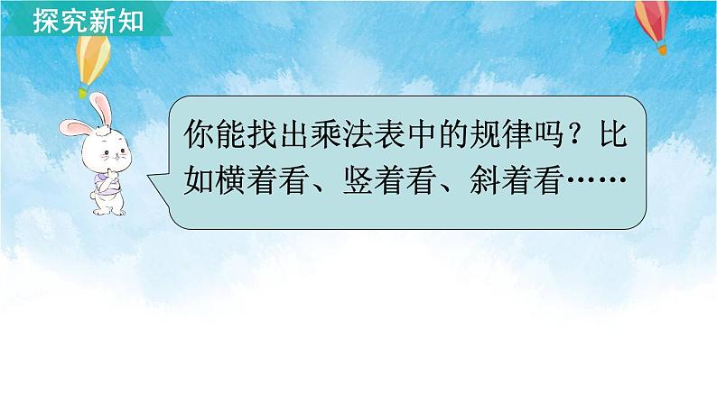 北师大版数学二年级上册 第4课时 做个乘法表 课件07