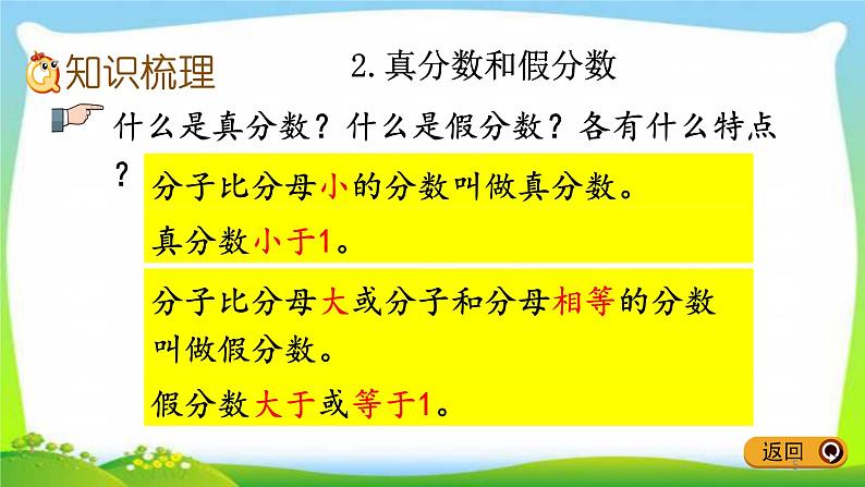 新人教版五年级数学下册9.2分数的意义和性质完美课件PPT05