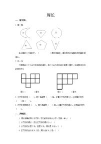 小学数学人教版三年级上册7 长方形和正方形周长同步训练题