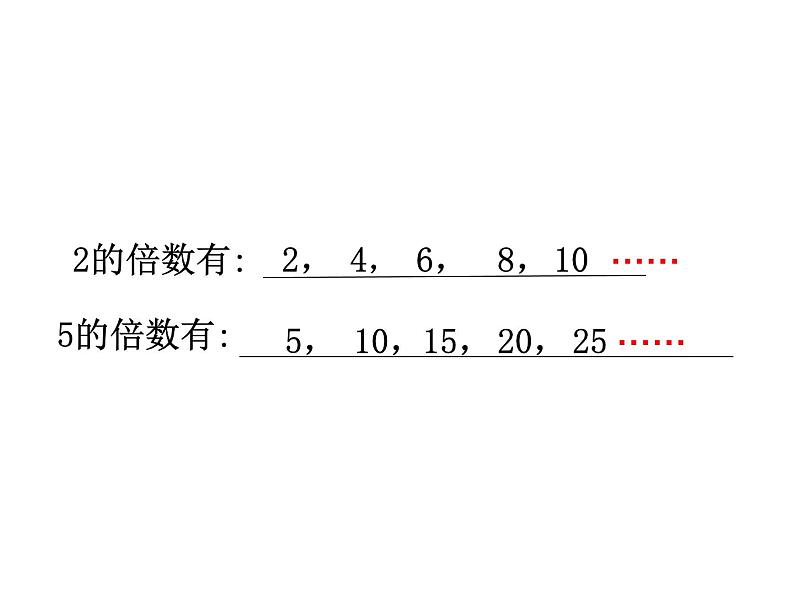 人教版数学五年级下册2.2因数和倍数（2）课件PPT05