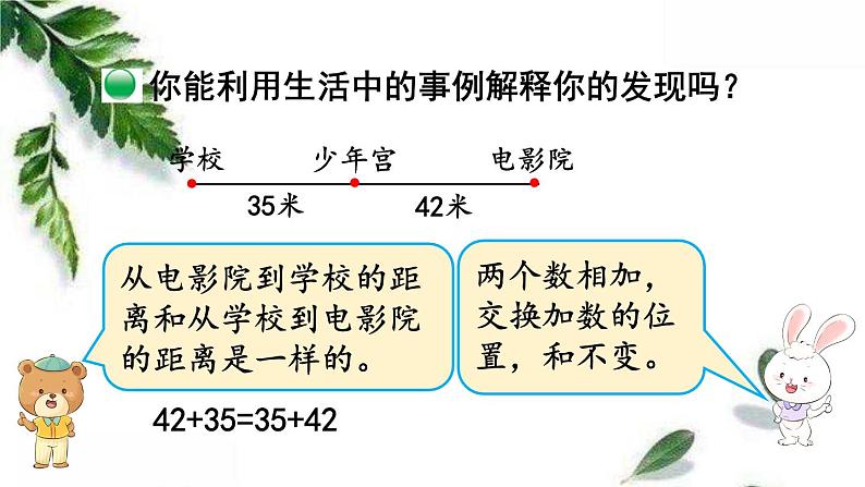 北师大版数学四年级上册 第3课时 加法交换律和乘法交换律 课件第8页