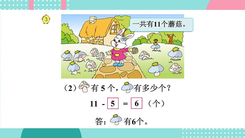 苏教版一年级下册-20以内的退位减法-第3课时 十几减6、5、4、3、2课件PPT第4页