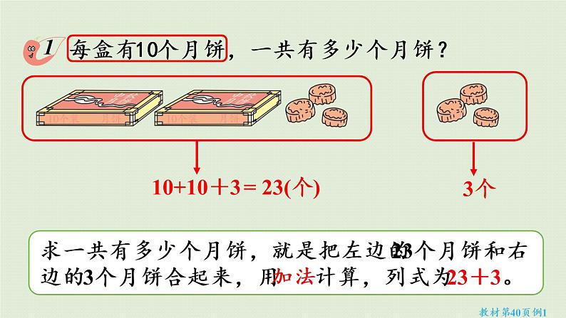 西师大版一年级数学下册 四 100以内的加法和减法（一） 第3课时  两位数加减整十数、一位数的口算 课件06