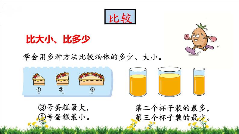 北师S大一年级数学上第2单元《比较》整理与复习课件第3页