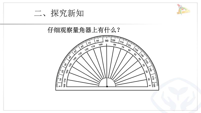 最新人教版四年级数学上册《角的度量》PPT课件PPT03