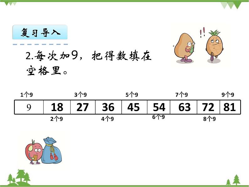 人教版数学二年级上册 6.3 9的乘法口诀（课件）06