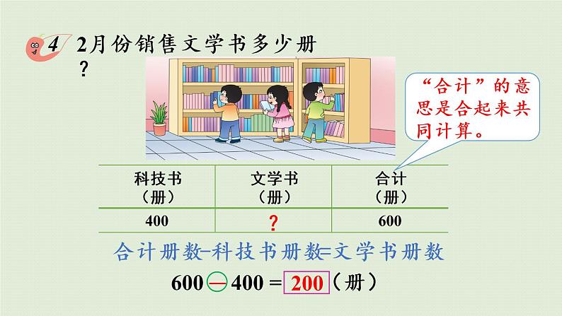 西师大版二年级数学下册 三 三位数的加减法 第2课时  整十、整百数的加减（二）课件08