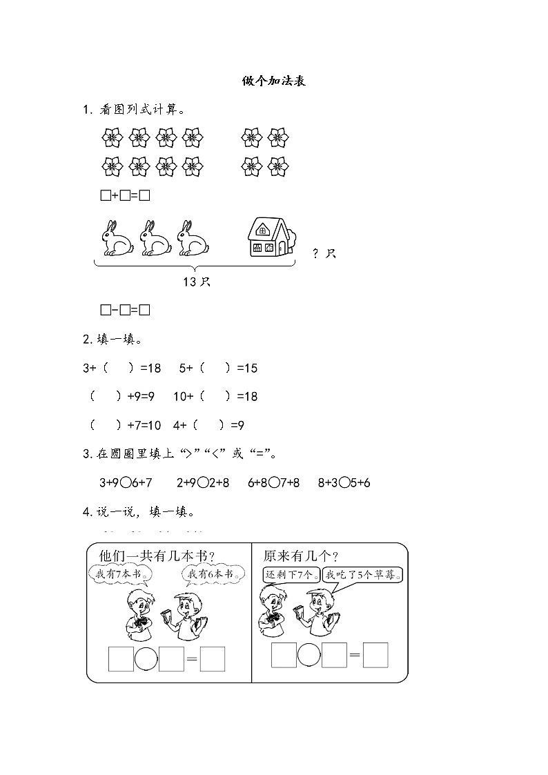 7.8 做个加法表第1页