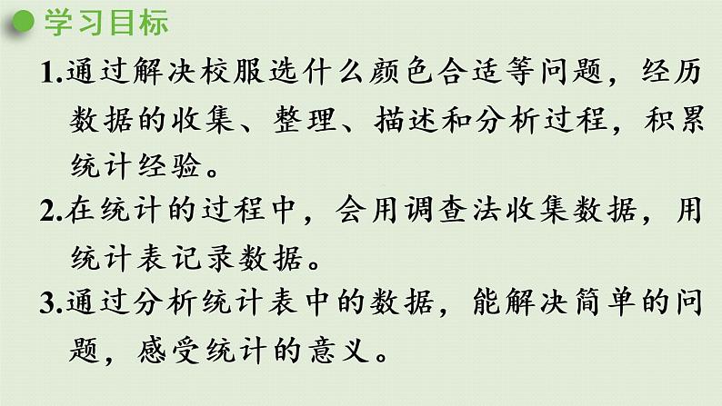 人教版二年级数学下册 1数据收集整理 第1课时  调查与收集数据 课件02