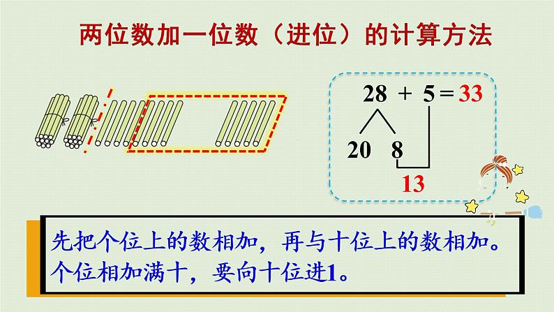 人教版一年级数学下册 6 100以内的加法和减法（一）整理和复习 课件05