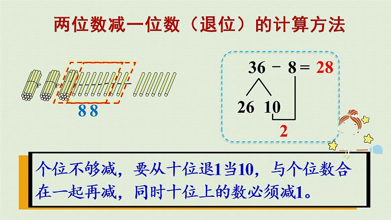 人教版一年级数学下册 6 100以内的加法和减法（一）整理和复习 课件08