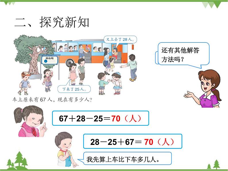 人教版数学二年级上册 加减混合（课件）第6页