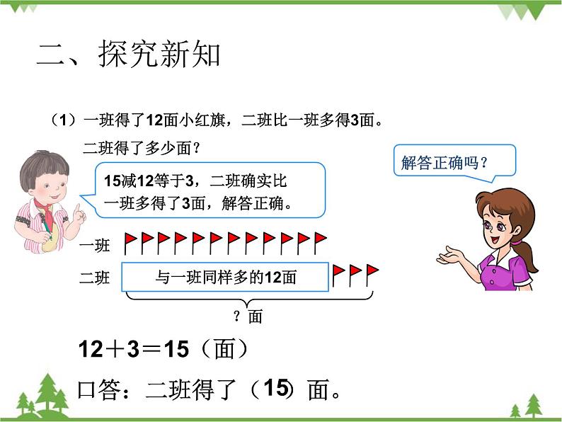 人教版数学二年级上册 二单元例4解决问题（课件）第5页